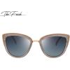 imageThe Fresh Polarized Cat Eye Designer Retro Vintage Sunglasses FR17264PLight Grey Beige  Grey Gradient