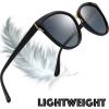imageThe Fresh Polarized Cat Eye Designer Tip Pointed Sunglasses FR17266PBlack  Grey Gradient