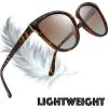 imageThe Fresh Polarized Cat Eye Designer Tip Pointed Sunglasses FR17266PDemi  Brown Gradient