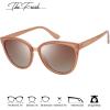 imageThe Fresh Polarized Cat Eye Designer Tip Pointed Sunglasses FR17266PLight Brown  Brown Gradient