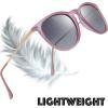 imageThe Fresh Polarized Classic Round Style Tip Pointed Sunglasses Vintage Trendy FR16124PCrystal Pink  Grey Gradient