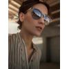 imageThe Fresh Polarized Classic Round Style Tip Pointed Sunglasses Vintage Trendy FR16124PDemi  Brown Gradient