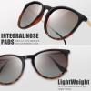 imageThe Fresh Polarized Classic Round Style Tip Pointed Sunglasses Vintage Trendy FR16124PDemi  Brown Gradient