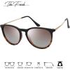 imageThe Fresh Polarized Classic Round Style Tip Pointed Sunglasses Vintage Trendy FR16124PDemi  Brown Gradient