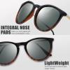 imageThe Fresh Polarized Classic Round Style Tip Pointed Sunglasses Vintage Trendy FR16124PDemi  Green G15