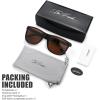 imageThe Fresh Polarized Sunglasses for Men Women UV Protection Classic Sun Glasses6214pol02 Black