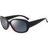 imageThe Fresh Polarized Vintage Classic Square Trendy Sunglasses  Exquisite PackagingBlackRed  Grey Gradient