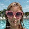 imageThe Fresh Retro Nude Cateye Sunglasses for Women Vintage Trendy Shades741202pinkGrey Gradient