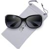 imageThe Fresh Trendy Classic Women Hot Fashion Rhinestones Sunglasses with Gift Box2black