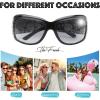 imageThe Fresh Trendy Classic Women Hot Fashion Rhinestones Sunglasses with Gift BoxL702crystal Black  Floral Eyewear