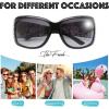 imageThe Fresh Trendy Classic Women Hot Fashion Rhinestones Sunglasses with Gift BoxL703crystal Black  Purple Floral