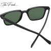 imageThe Fresh Trendy Square Sunglasses for Man Woman Fashion UV Protection Lens Men Women Sunnies Sunglasses625202 Black  G15 Green