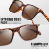 imageThe Fresh Trendy Square Sunglasses for Man Woman Fashion UV Protection Lens Men Women Sunnies Sunglasses625203 Demi  Brown