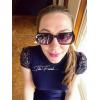 imageThe Fresh Trendy Women Hot Fashion Rhinestones Sunnies Sunglasses  Exquisite Packaging  FR17406R03black  GreyPink Gradient