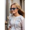 imageThe Fresh Trendy Women Hot Fashion Rhinestones Sunnies Sunglasses  Exquisite Packaging  FR17406R04black  Blue Grey Gradient