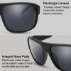 imageThe Fresh Vintage Sunglasses for Men Women Retro Square Sun Glasses6215pol01 Matte Black
