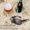 imageThe Fresh Vintage Sunglasses for Men Women Retro Square Sun Glasses6215pol01 Matte Black