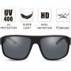 imageThe Fresh Vintage Sunglasses for Men Women Retro Square Sun Glasses6215pol02 Shiny Black