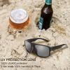 imageThe Fresh Vintage Sunglasses for Men Women Retro Square Sun Glasses6215pol02 Shiny Black