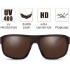 imageThe Fresh Vintage Sunglasses for Men Women Retro Square Sun Glasses6215pol03 Crystal Brown