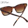 imageThe Fresh Women Cat eye Crystal Shades Sunglasses Gift Box731802 Leopard Print