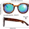 imageThe Fresh Womens Designer Inspired Oversized Round Circle Sunglasses Retro Fashion Style26black  Tortoise