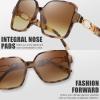 imageThe Fresh Womens Oversized Square Hybrid Butterfly Fashion Sunglasses  Exquisite Packaging738903demi  Gradient Brown