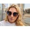 imageThe Fresh Womens Oversized Square Hybrid Butterfly Fashion Sunglasses  Exquisite Packaging738906crystal Pink  Gradient Grey