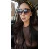 imageThe Fresh Womens Oversized Square Jackie O Cat Eye Hybrid Butterfly Fashion Sunglasses  Exquisite Packaging718801blackGold