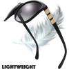 imageThe Fresh Womens Oversized Square Jackie O Cat Eye Hybrid Butterfly Fashion Sunglasses  Exquisite Packaging718801blackGold