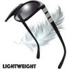 imageThe Fresh Womens Oversized Square Jackie O Cat Eye Hybrid Butterfly Fashion Sunglasses  Exquisite Packaging718802blackSilver