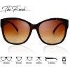 imageThe Fresh Womens Oversized Square Jackie O Cat Eye Hybrid Butterfly Fashion Sunglasses  Exquisite Packaging7192leopard Print