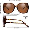 imageThe Fresh Womens Oversized Square Jackie O Cat Eye Hybrid Butterfly Fashion Sunglasses  Exquisite Packaging723302leopard Print