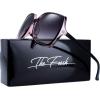imageThe Fresh Womens Oversized Square Jackie O Cat Eye Hybrid Butterfly Fashion Sunglasses  Exquisite Packaging727702crystal Pink Black Paint