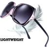 imageThe Fresh Womens Oversized Square Jackie O Cat Eye Hybrid Butterfly Fashion Sunglasses  Exquisite Packaging727702crystal Pink Black Paint