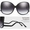imageThe Fresh Womens Oversized Square Jackie O Cat Eye Hybrid Butterfly Fashion Sunglasses  Exquisite Packaging729901black
