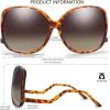 imageThe Fresh Womens Oversized Square Jackie O Cat Eye Hybrid Butterfly Fashion Sunglasses  Exquisite Packaging729902demi