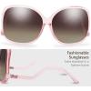 imageThe Fresh Womens Oversized Square Jackie O Cat Eye Hybrid Butterfly Fashion Sunglasses  Exquisite Packaging729905crystal Pink