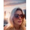 imageThe Fresh Womens Oversized Square Jackie O Cat Eye Hybrid Butterfly Fashion Sunglasses  Exquisite Packaging730001 Demi