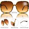 imageThe Fresh Womens Oversized Square Jackie O Cat Eye Hybrid Butterfly Fashion Sunglasses  Exquisite Packaging730001 Demi