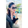 imageThe Fresh Womens Oversized Square Jackie O Cat Eye Hybrid Butterfly Fashion Sunglasses  Exquisite Packaging730003 Black
