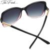 imageThe Fresh Womens Oversized Square Jackie O Cat Eye Hybrid Butterfly Fashion Sunglasses  Exquisite Packaging731602 Crystal Pink Black Paint