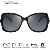 imageThe Fresh Womens Oversized Square Jackie O Cat Eye Hybrid Butterfly Fashion Sunglasses  Exquisite Packaging7316p02 Black