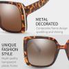 imageThe Fresh Womens Oversized Square Jackie O Cat Eye Hybrid Butterfly Fashion Sunglasses  Exquisite Packaging731702leopard Print