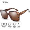imageThe Fresh Womens Oversized Square Jackie O Cat Eye Hybrid Butterfly Fashion Sunglasses  Exquisite Packaging731702leopard Print