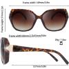 imageThe Fresh Womens Oversized Square Jackie O Cat Eye Hybrid Butterfly Fashion Sunglasses  Exquisite Packaging732702 Leopard Print