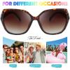 imageThe Fresh Womens Oversized Square Jackie O Cat Eye Hybrid Butterfly Fashion Sunglasses  Exquisite Packaging732702 Leopard Print