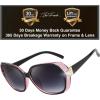 imageThe Fresh Womens Oversized Square Jackie O Cat Eye Hybrid Butterfly Fashion Sunglasses  Exquisite Packaging732705 Crystal Burgundy
