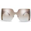 imageThe Fresh Womens Oversized Square Jackie O Cat Eye Hybrid Butterfly Fashion Sunglasses  Exquisite Packaging733103 Leopard Print
