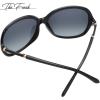 imageThe Fresh Womens Oversized Square Jackie O Cat Eye Hybrid Butterfly Fashion Sunglasses  Exquisite PackagingL20p01 Black